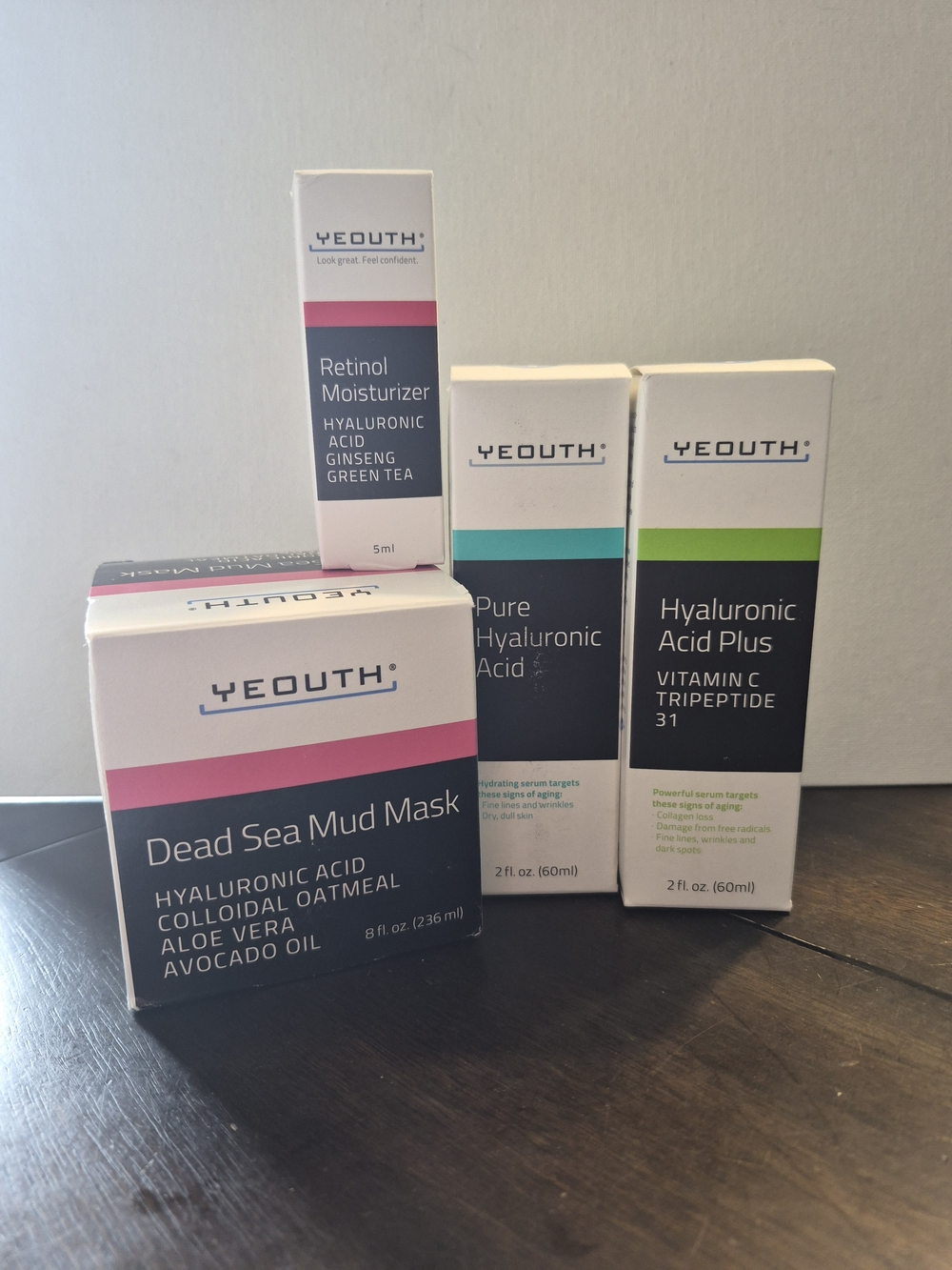 Yeouth Pink Dead Sea Mud Mask & Hydrating Skincare Set
